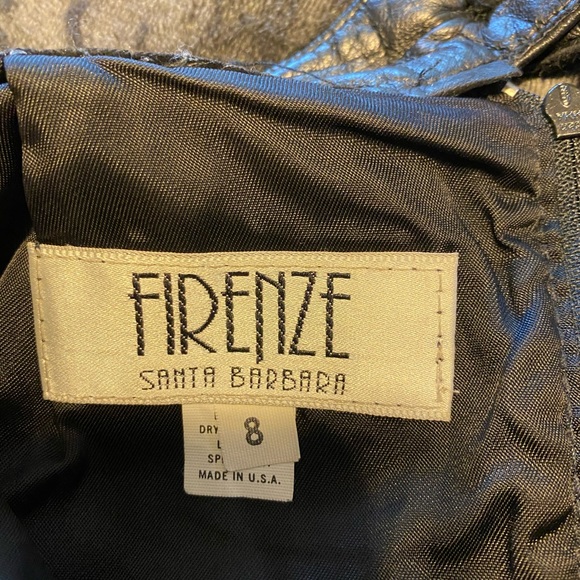 Firenze black leather skirt - Picture 4 of 5